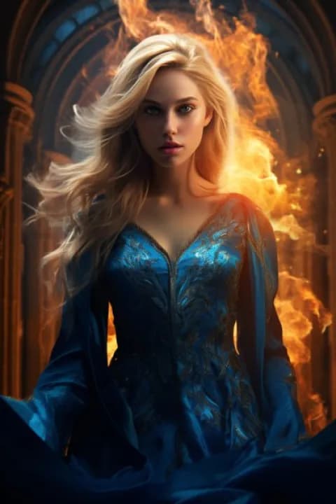 The blue crown cover